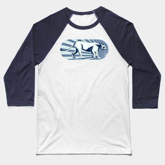 P22 Mountain Lion Baseball T-Shirt by Lukeh Designs
